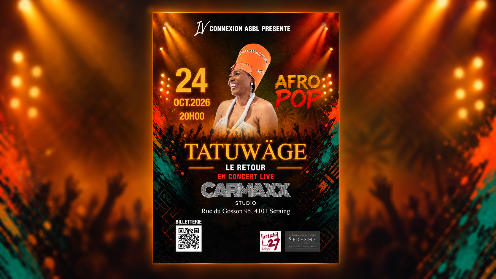 Tatuwäge - Le Retour - 24 Octobre 2026 - Carmaxx Studio